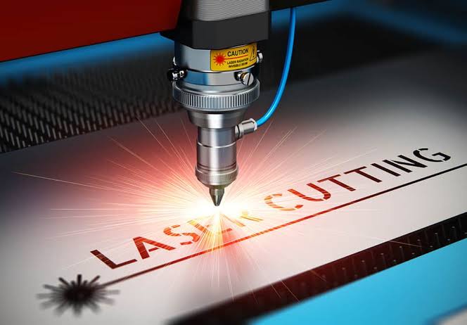 A working precision CNC machine at work